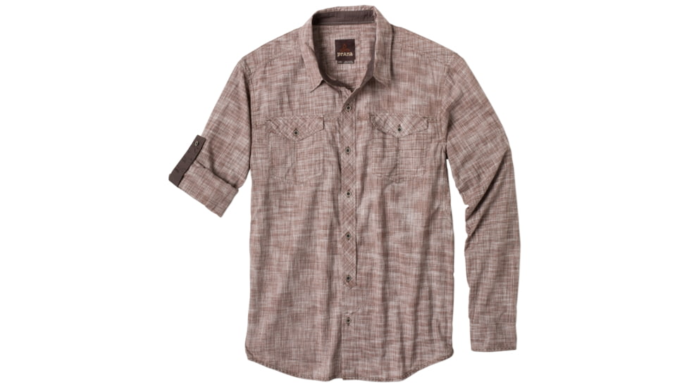 prAna Rollin Shirt - Men's -Mud-Medium