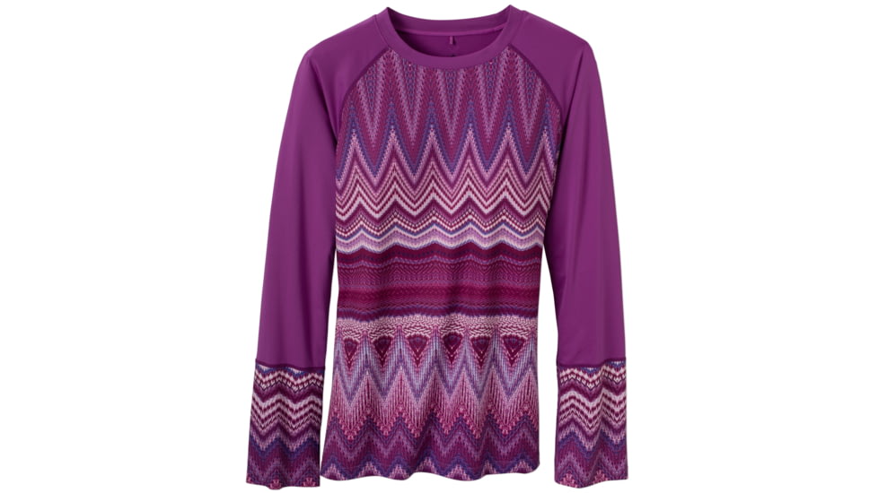 prAna Rory Rashguard - Women's -Summer Plum-Medium