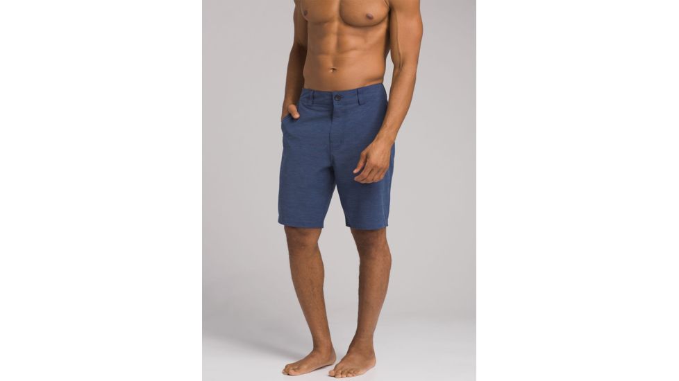 prAna Rotham Short 9 Inch Inseam, Blue Anchor, 38 Waist, M31191496 -419-38