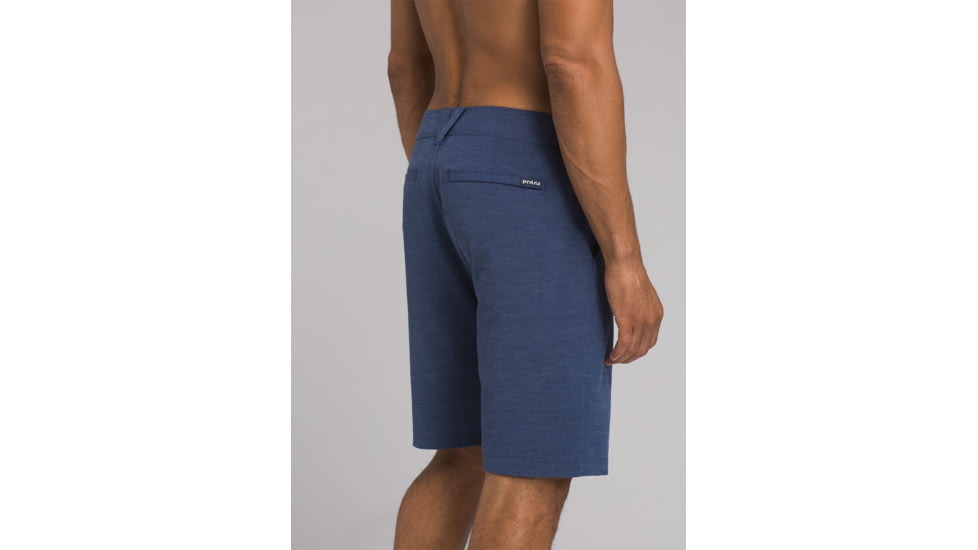 prAna Rotham Short 9 Inch Inseam, Blue Anchor, 38 Waist, M31191496 -419-38