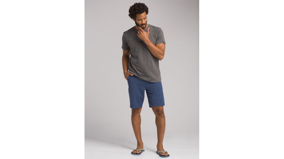 prAna Rotham Short 9 Inch Inseam, Blue Anchor, 38 Waist, M31191496 -419-38