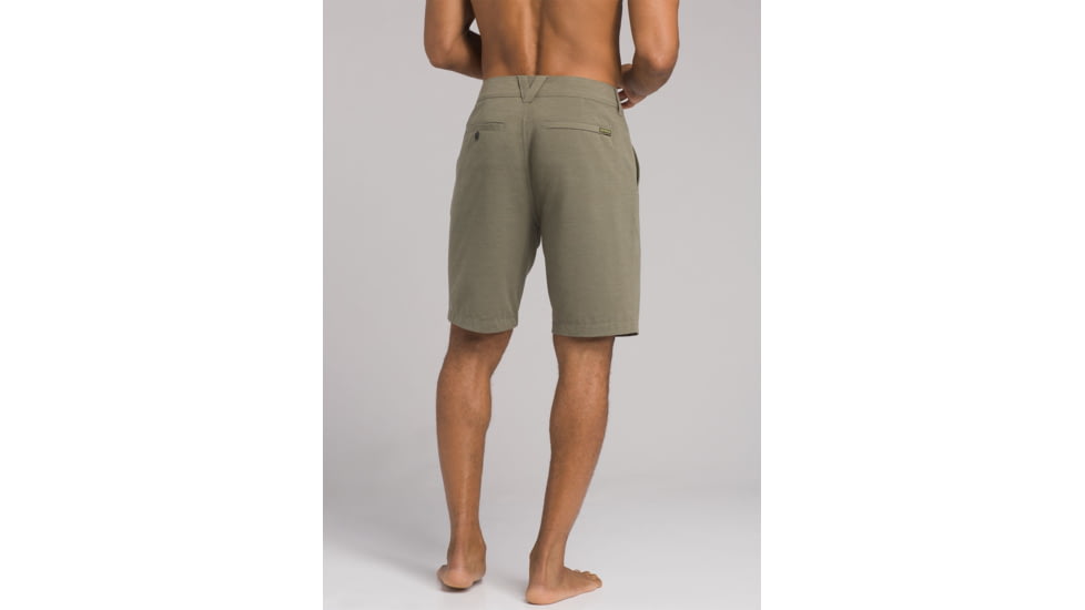 prAna Rotham Short 9 Inch Inseam, Cargo Green, 28 Waist, M31191496 -318-28
