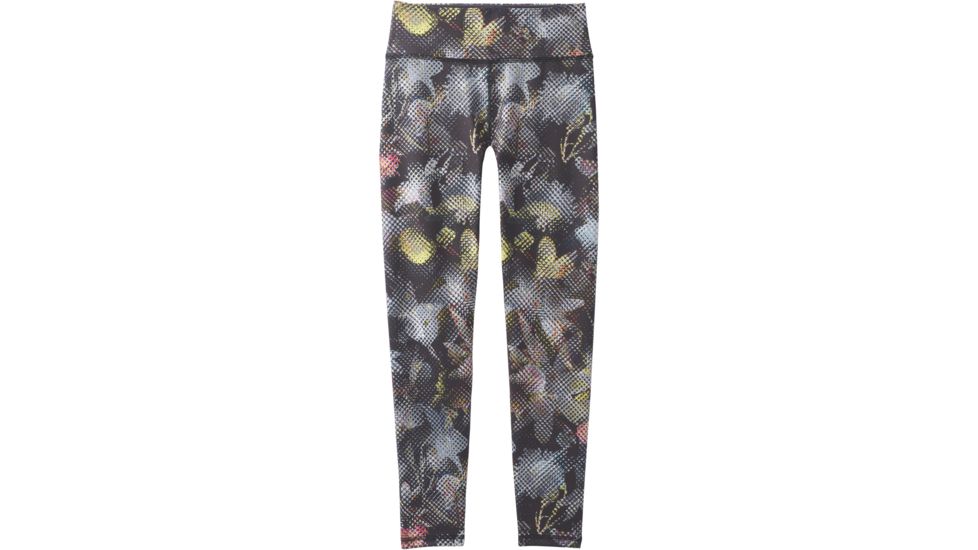 prAna Roxanne Printed Legging - Women's-Black Digi Flower-Regular Inseam-Large