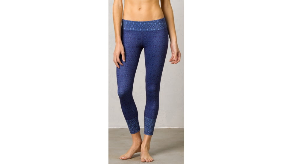 prAna Roxanne Printed Legging - Women's-Blue Santorini-Regular Inseam-X-Large