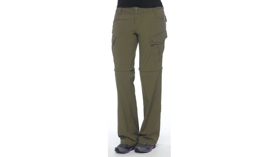 prAna Sage Convertible Pant - Women's-Cargo Green-Long Inseam-8