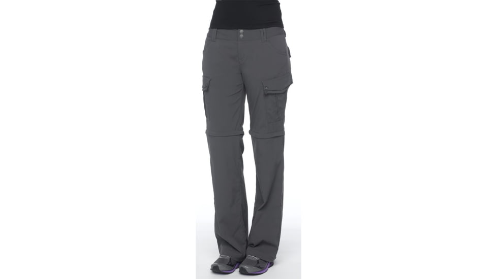 prAna Sage Convertible Pant - Women's-Coal-Long Inseam-4
