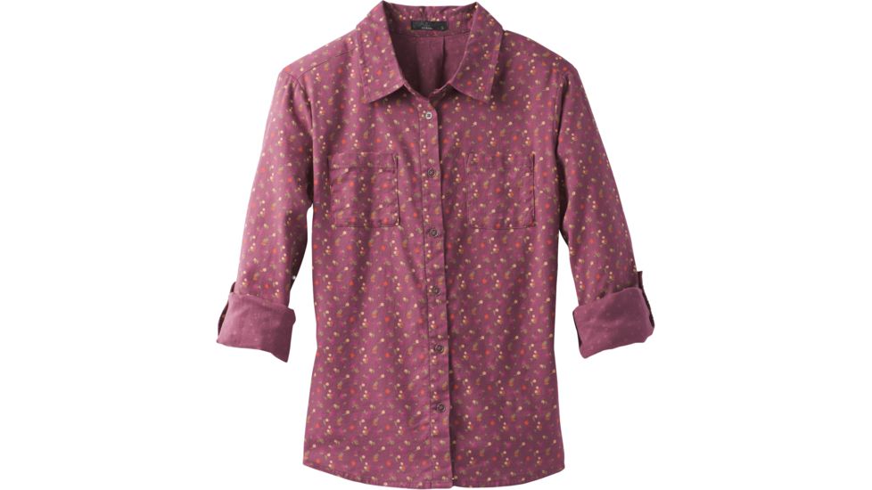 prAna Salinda Top - Women's-Plum Ditsy Floral-Large