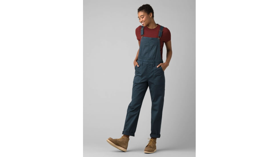prAna Sancho Overalls - Women's, Large, Dark Sky, 1968331-400-L