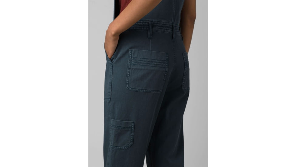 prAna Sancho Overalls - Women's, Large, Dark Sky, 1968331-400-L