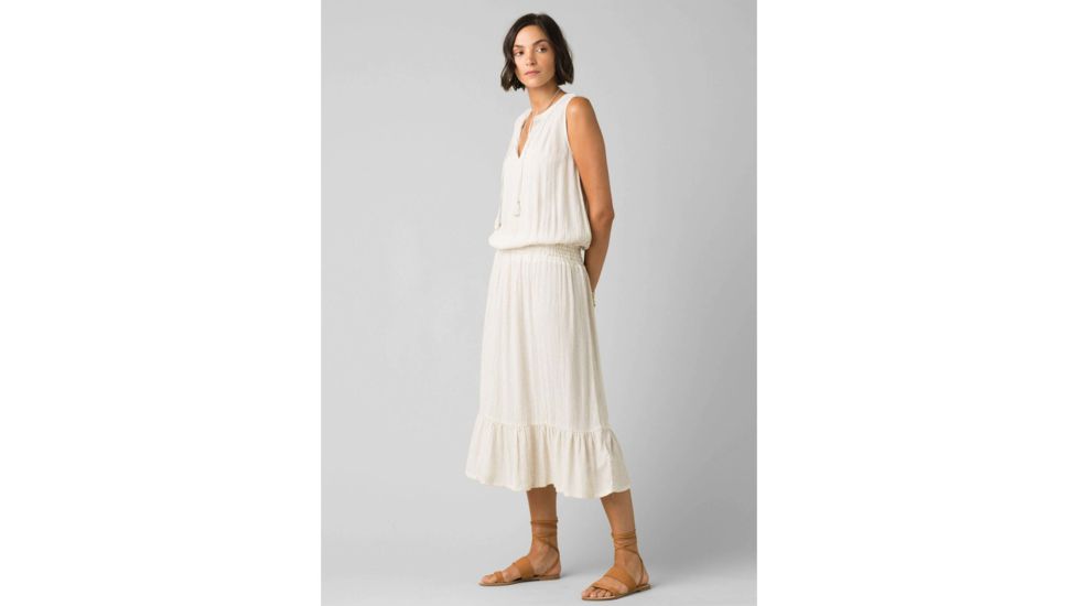 prAna Sentinel Maxi Dress - Womens, Bone, Medium, W31202123-BON-M