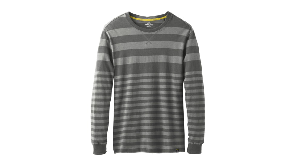 prAna Setu Crew, Gravel Stripe, XXL, M21170405 - GVST-XXL