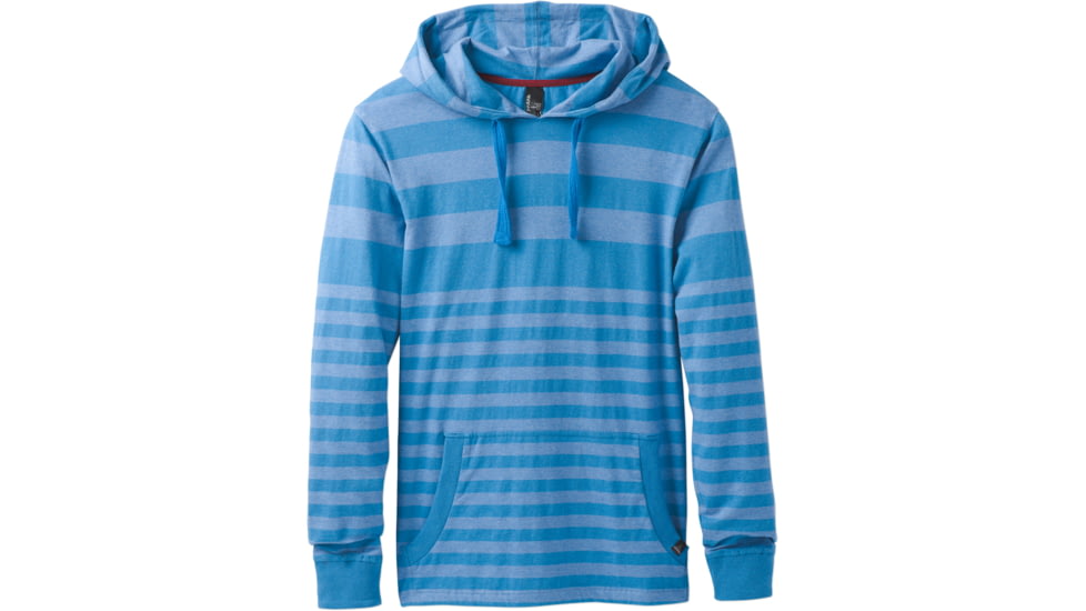 prAna Setu Hoodie - Men's -Future Blue Stripe-Medium
