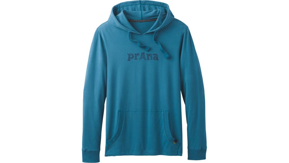 prAna Setu Hoodie - Men's -River Rock Blue-Medium