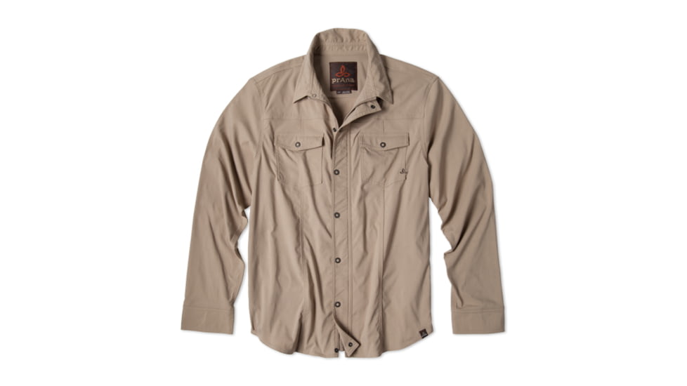 prAna Shadow Jacket - Men's-Khaki-Small