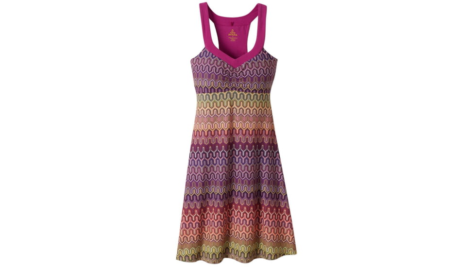 prAna Shauna Dress - Women's -Fuchsia Ibiza-Medium