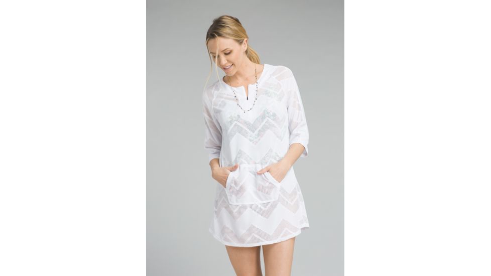prAna Shea Tunic - Women's, White, Large, W23181086-WHT-L