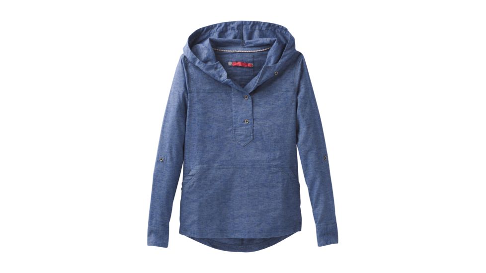 prAna Shelton Top - Womens, Weathered Blue, XSmall, W23180503-WEBL-XS