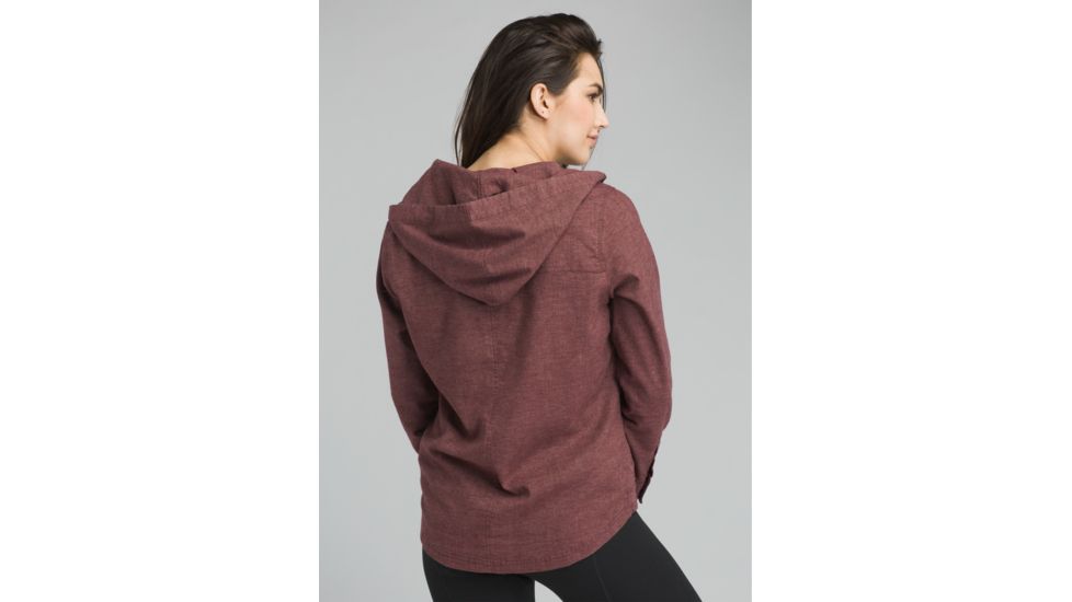 prAna Shelton Top - Womens, Wedged Wood, X-Large, W23180503-WDWO-XL