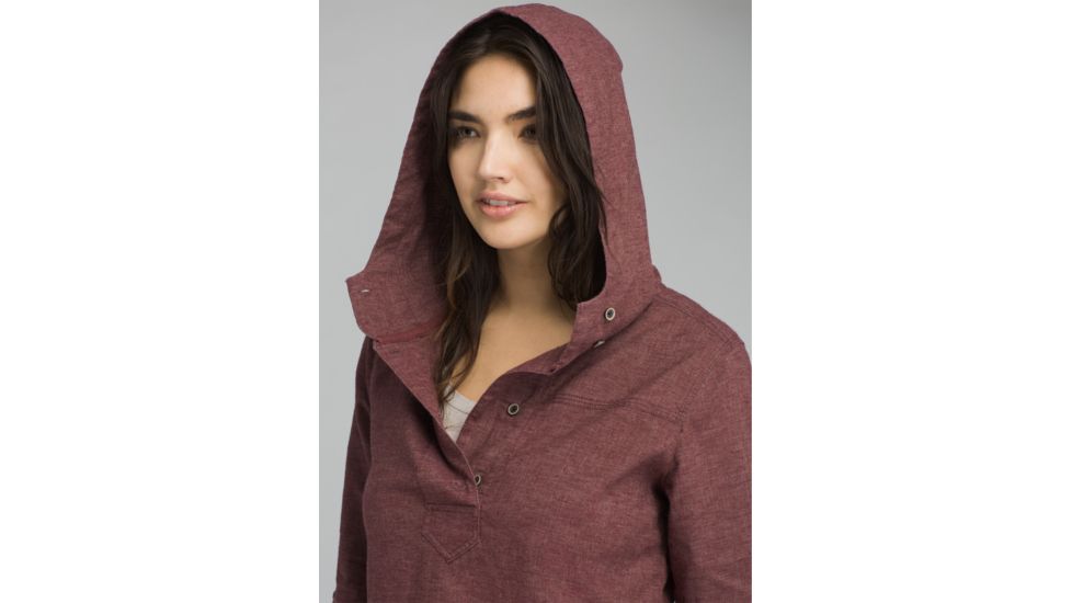 prAna Shelton Top - Womens, Wedged Wood, X-Large, W23180503-WDWO-XL