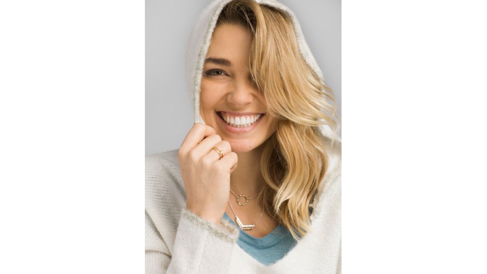 prAna Shine On Sweater - Womens, Moon Light, Small, W23190883-MOLI-S