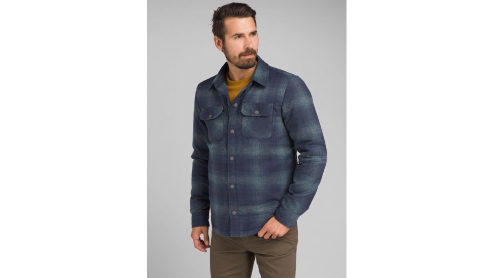 prAna Showdown Jacket - Mens, Grey Blue, Extra Large, M23170517-GYBL-XL