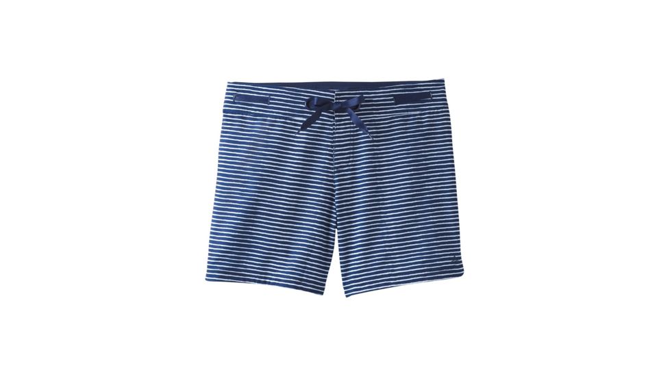 prAna Silvana Boardshort - Womens, Blue Anchor Stripe, Small, W3SILV115 -414-S