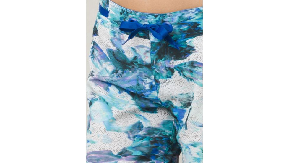 Prana Silvana Boardshort Womens, Blue Graceful, Small, W3SILV115-BXGR-S