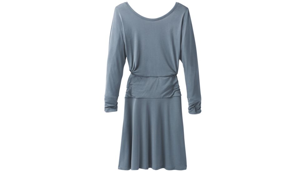 prAna Simone Dress - Womens, Weathered Blue, Small, W33180640-WEBL-S
