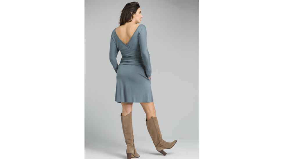 prAna Simone Dress - Women's, Weathered Blue, Small, W33180640-WEBL-S