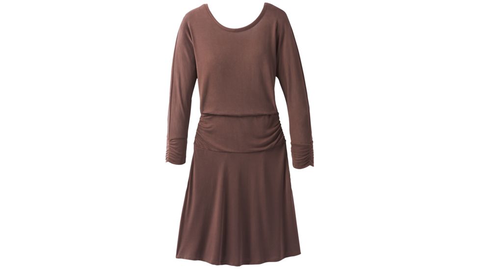 prAna Simone Dress - Womens, Wedged Wood, Large, W33180640-WDWO-L