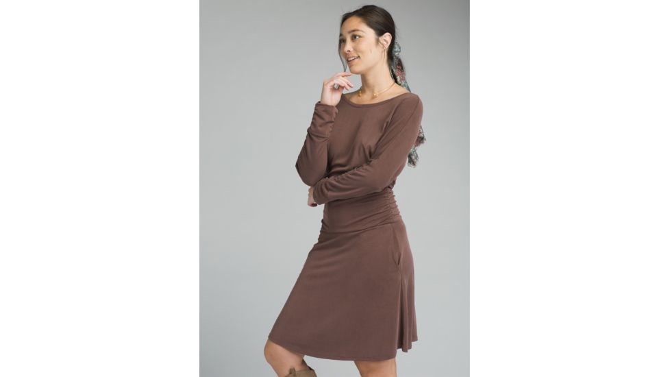 prAna Simone Dress - Women's, Wedged Wood, Large, W33180640-WDWO-L