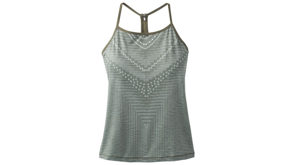 prAna Small Miracle Cami Womens, Forest Green Synergy, Large, W11180337-FGSY-L
