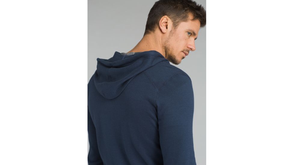 prAna Smith Full Zip Hoodie - Men's, Equinox Blue, XXLarge, M21180472-EQBL-XXL