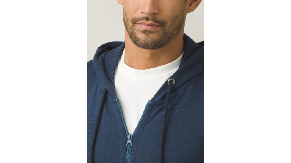 Prana Smith Full Zip Mens, Equinox Blue, Small, M21180472-EQBL-S