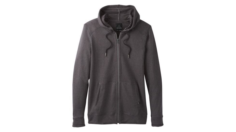 prAna Smith Full Zip Hoodie - Men's, Gravel, X-Large, M21180472-GRA-XL