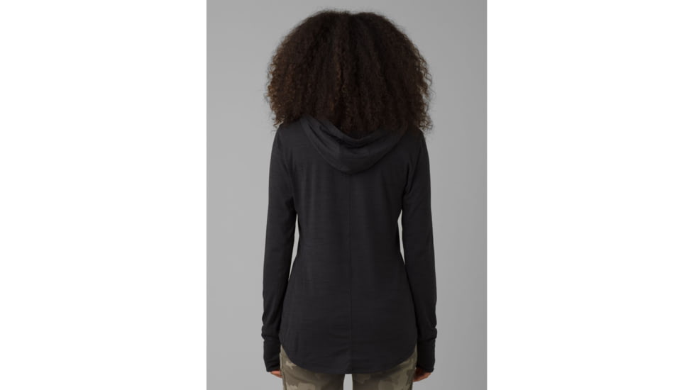 prAna Sol Protect Hoodie, Black, Large, 1962171-001-L