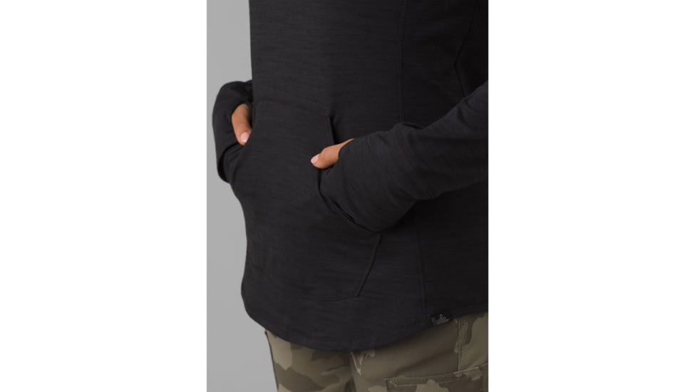 prAna Sol Protect Hoodie, Black, Large, 1962171-001-L