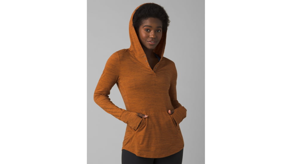 prAna Sol Protect Hoodie, Copper, Large, 1962171-200-L