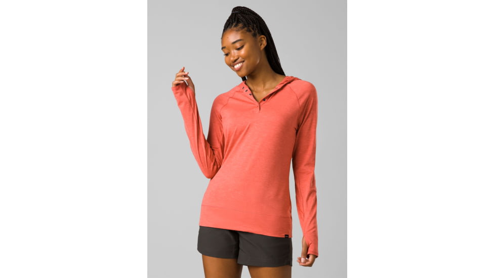 prAna Sol Searcher Hoodie - Womens, Fresca, Medium, 1971551-650-M