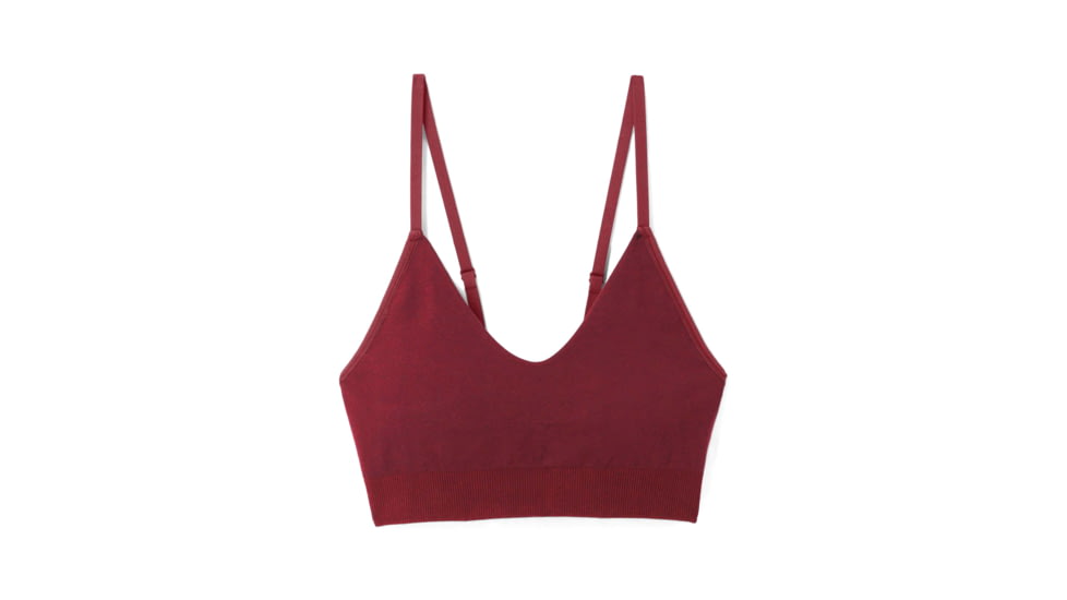 prAna Sopra Seamless Bra - Womens, Maroon, Small, 1970391-600-S