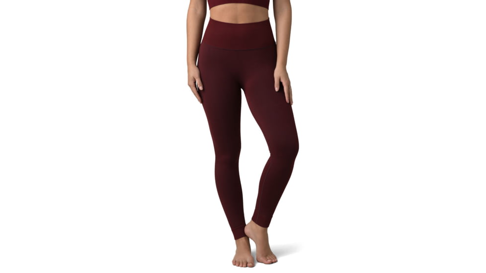 prAna Sopra Seamless Leggings - Women's, Large, Maroon, 1970151-600-L