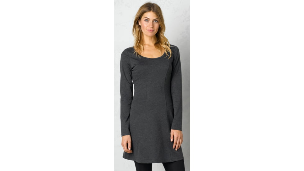 prAna Soskia Dress - Women's-Charcoal-Large