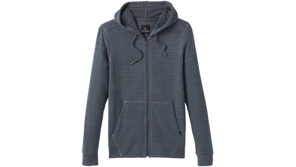 prAna Stowe Full Zip Top - Mens, Grey Blue Heather, Medium, M23190629-GBHT-M