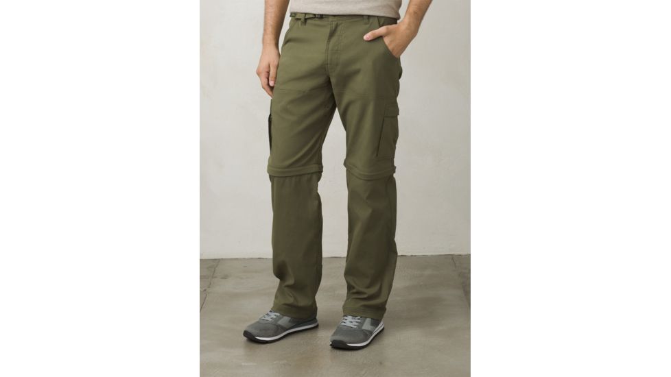 prAna Stretch Zion Convertible Pant - Men's, Cargo Green, 34 Waist, Regular Inseam, M4SC32116-CAGR-34