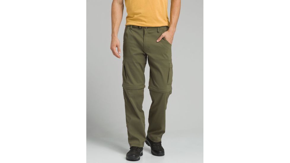 prAna Stretch Zion Convertible Pant - Men's, Cargo Green, 40 Waist, Long Inseam, M4SC34116-CAGR-40