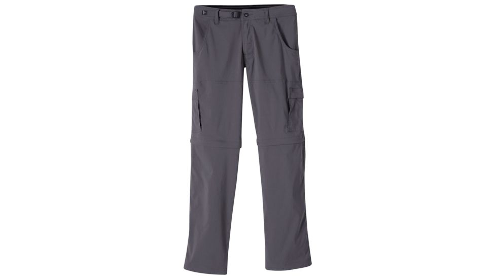 prAna Stretch Zion Convertible Pant - Men's, Charcoal, 28 Waist, Long Inseam, M4SC34116-CHR-28