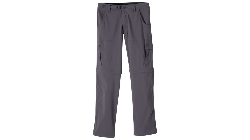prAna Stretch Zion Convertible Pant - Men's, Charcoal, 28 Waist, Regular Inseam, M4SC32116-CHR-28