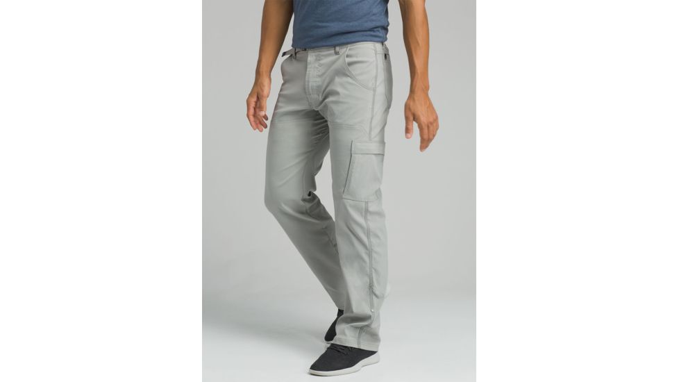 prAna Stretch Zion Pant - Mens, Grey, 40 Waist, Long Inseam, M4ST34116-GRY-40