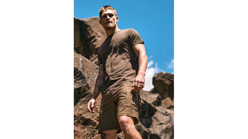 prAna Stretch Zion Short II - Mens, Mud, 30, 1969751-202-10-30