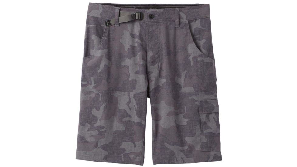 prAna Stretch Zion Short - Mens, Gravel Camo, 30, 10in, M3ST10117-GVCA-30